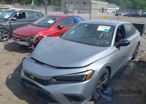 2023 Honda Civic Sport из США, поврежденный, VIN 2HGFE2F59PH554025